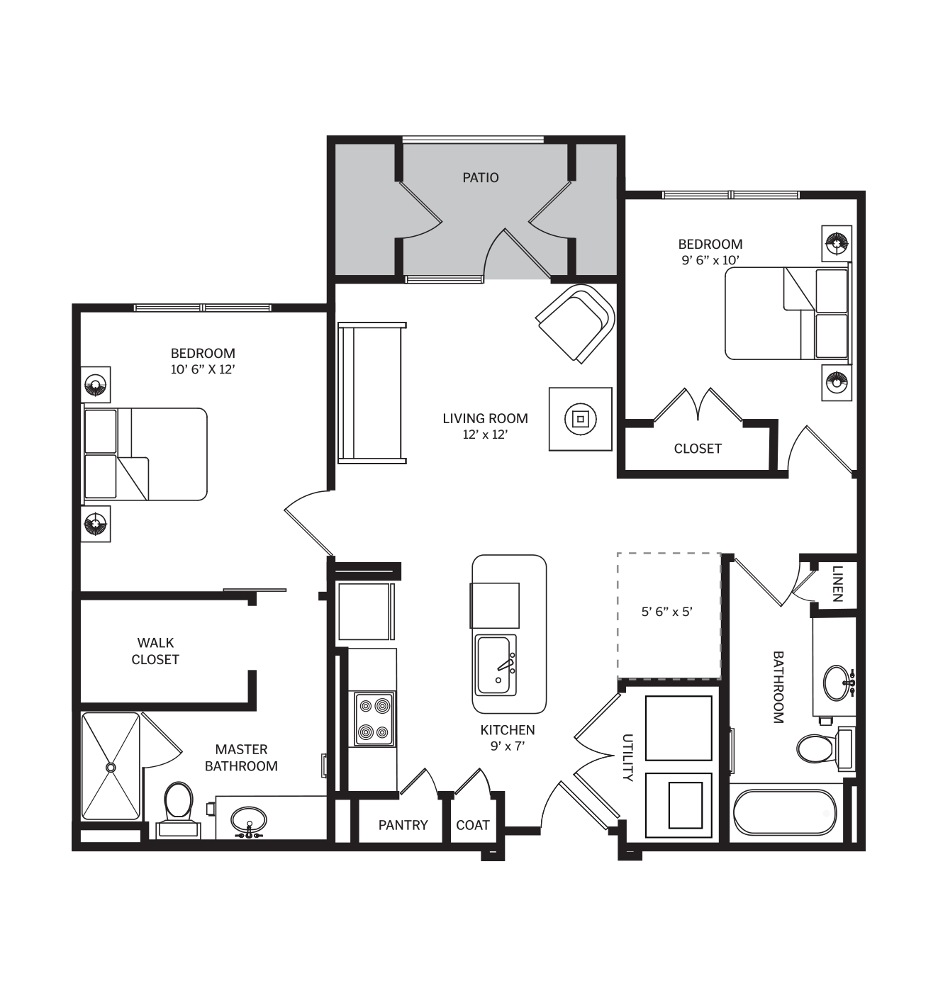 Franklin Park® TPC Parkway Independent Living Capri Floor Plan