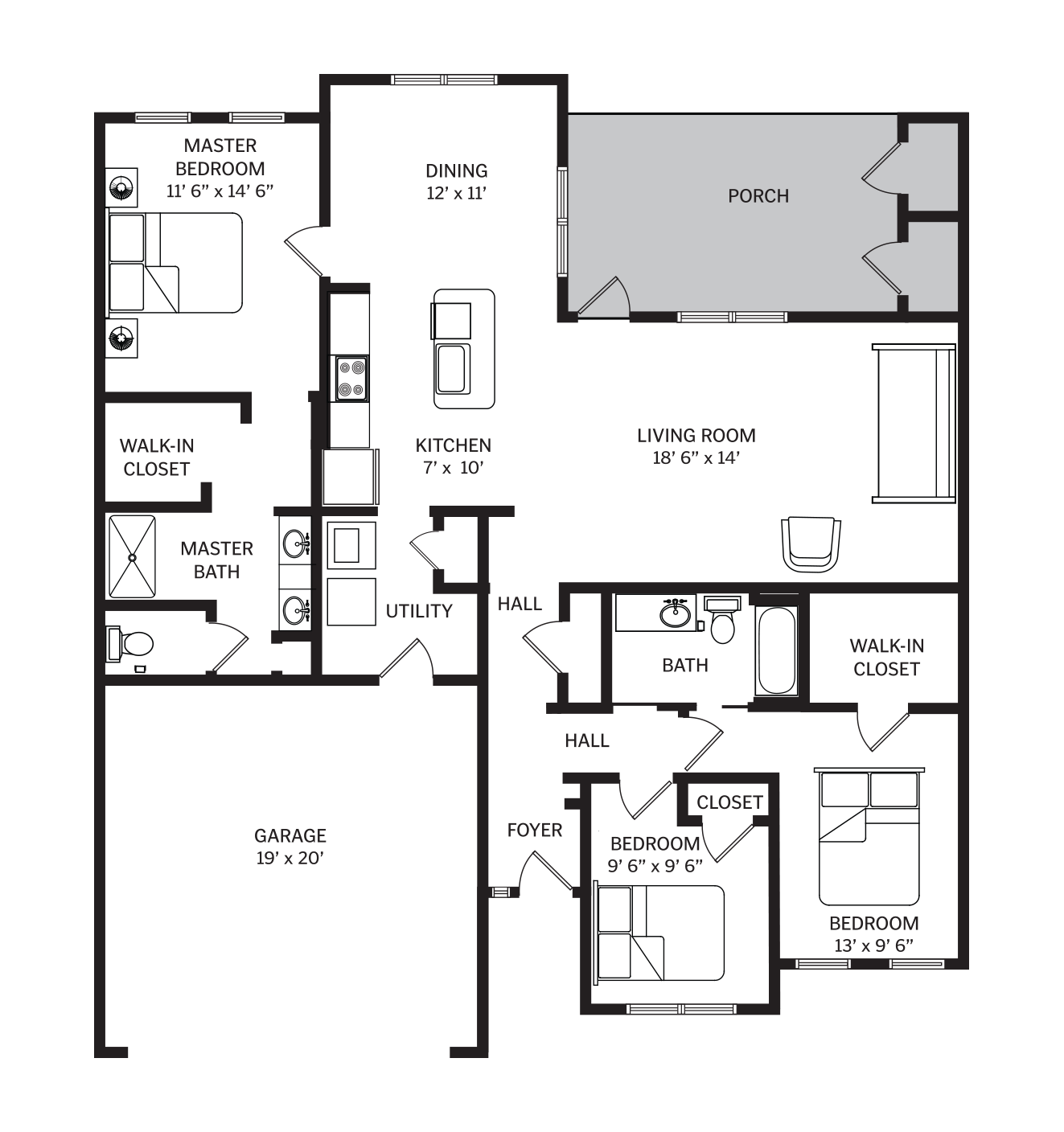 Franklin Park® TPC Parkway Independent Living Roma Floor Plan