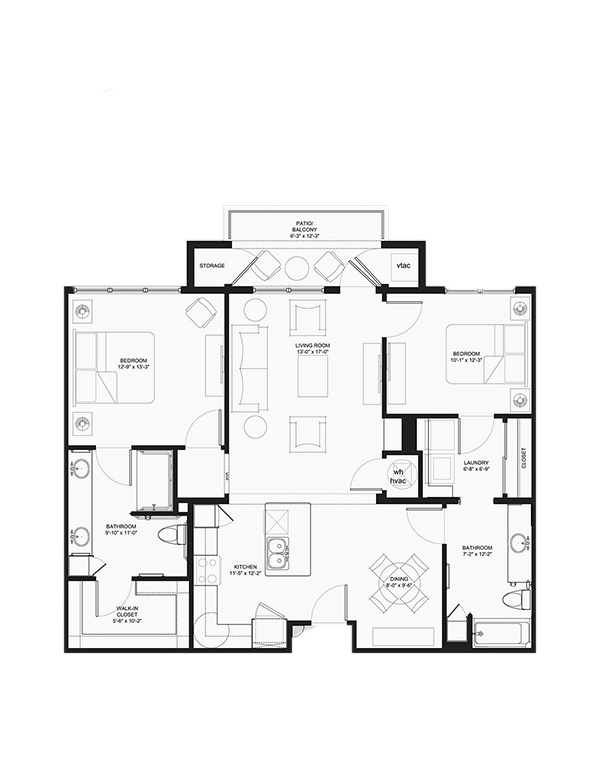 Franklin Park® Alamo Heights Independent Living The Capri Floor Plan