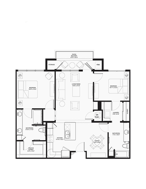 Franklin Park® Alamo Heights Independent Living The Capri Floor Plan