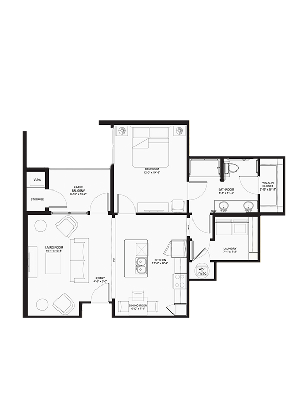 Franklin Park® Alamo Heights Independent Living The Bella Vita Floor Plan