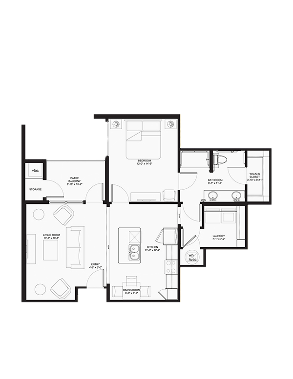 Franklin Park® Alamo Heights Independent Living The Bella Vita Floor Plan