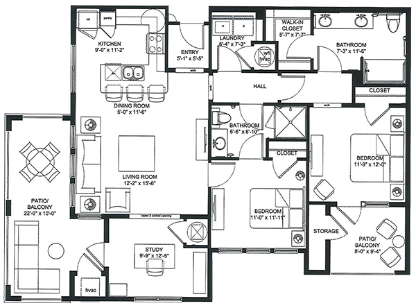 Franklin Park® Alamo Heights Independent Living The Mirabelle Floor Plan